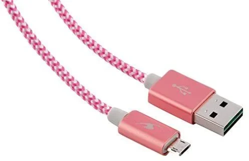 Bluestork TRENDY-MU-W cable USB 1,2 m USB 2.0 USB A Micro-USB A Rosa