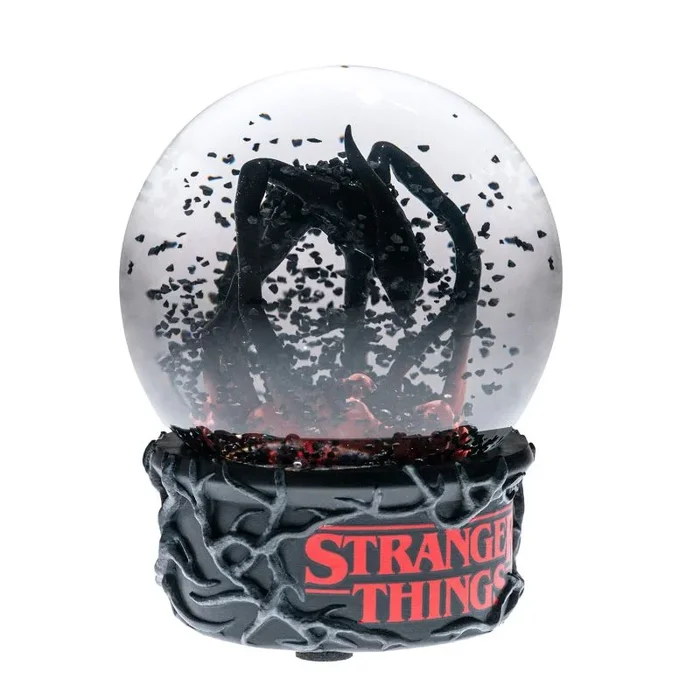 Bola Nieve Figura Stranger Things – Regalo Bola de Nieve : Decoración Navidad hogar | Bola de Cristal y Base Resina, Stranger Things Merchandising Oficial