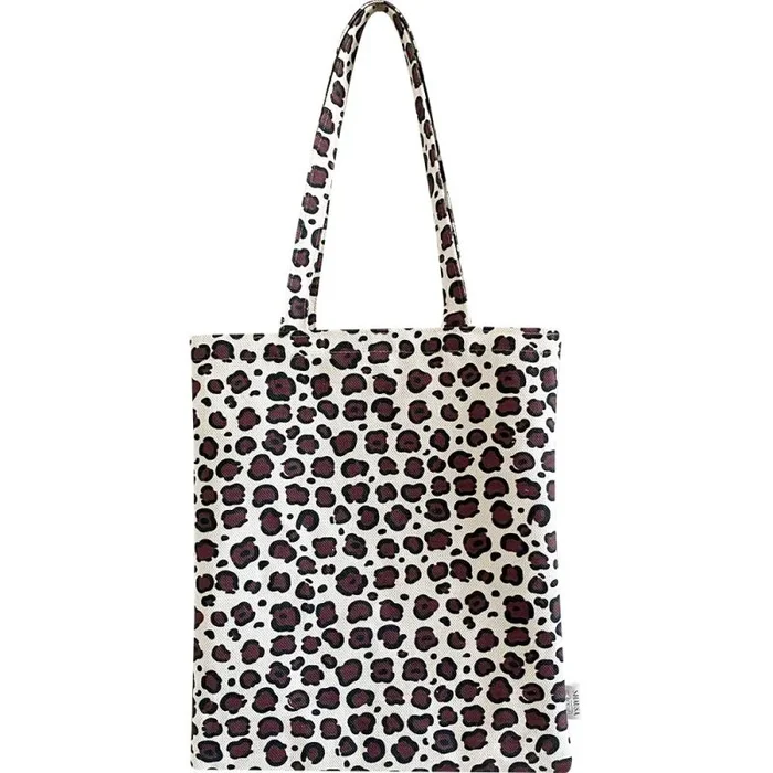 Bolsa algodón reciclado leopardo