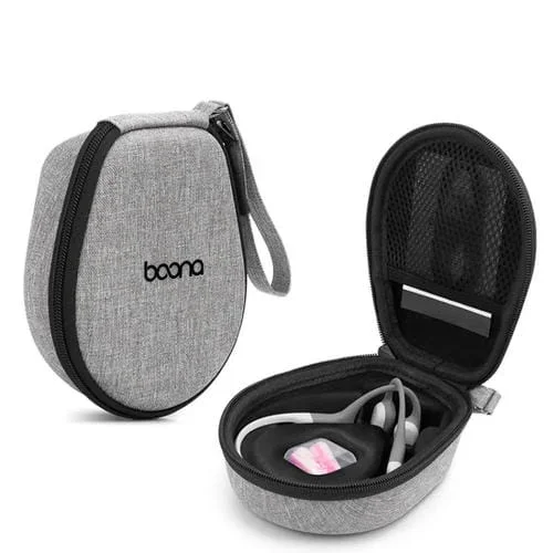 Bolsa de almacenamiento Aftershokz As660 As650 Baona Bn-F035 antipresión y a prueba de golpes (Gris)