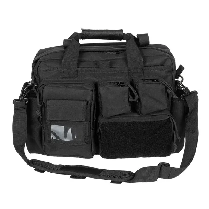 BOLSA MULTI FUNCION NEGRA 100% POLIESTER 40x27x23cm.