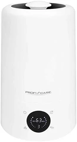 Bomann PC-LB 3077 humidificador Ultrasónica 5 L Negro, Blanco 25 W