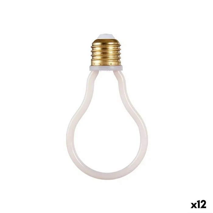 Bombilla led blanco 4 w e27 9,5 x 13,5 x 3 cm (2700 k) (12 unidades)