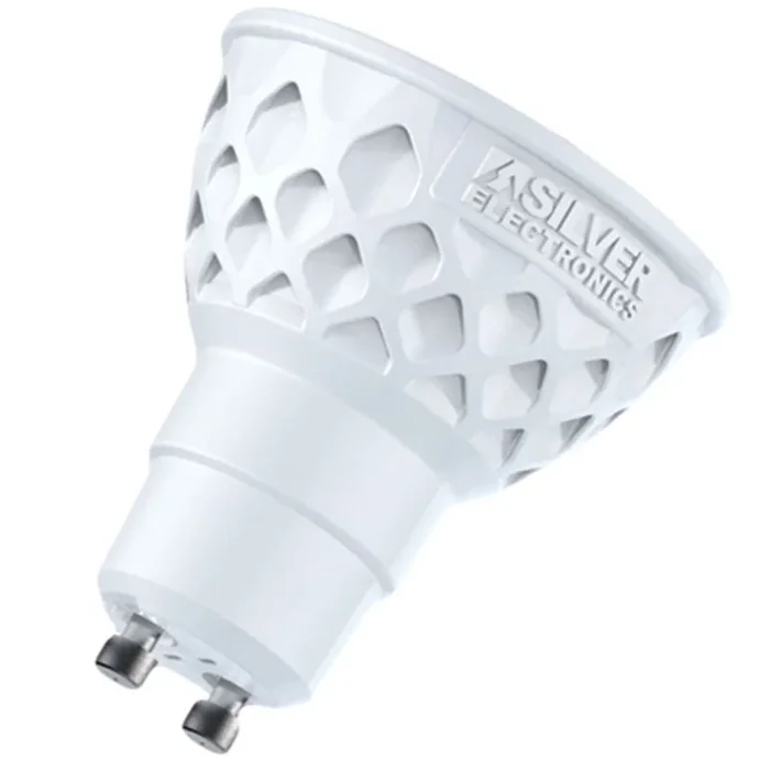 Bombilla multi led silver electronic eco dicroica 4w=40w – gu10 – 3.000k – 120º – 390lm – luz calida – a+