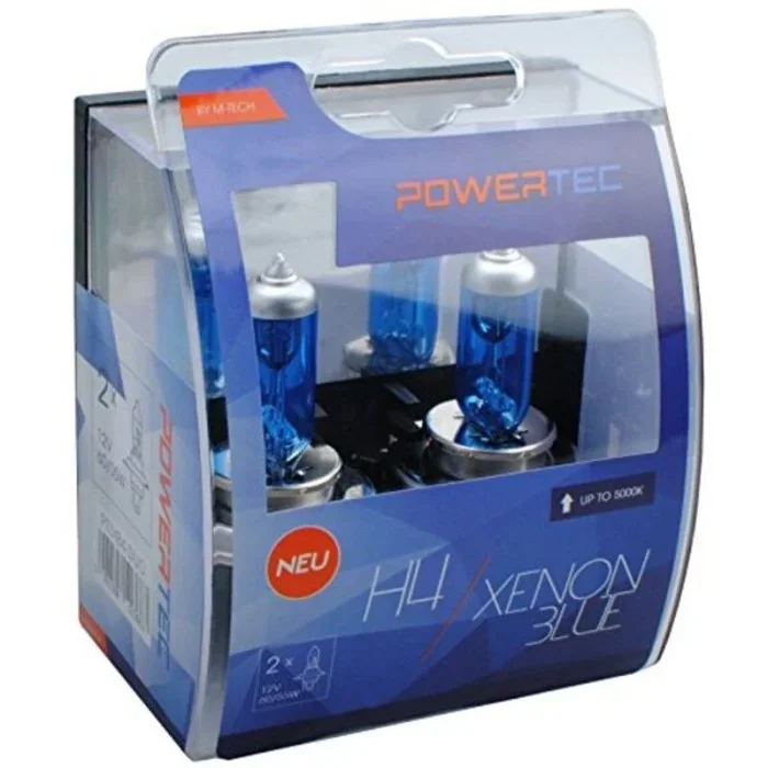 Bombilla para automóvil m-tech ptzxb4-duo h4 12v 60/55w azul xenón