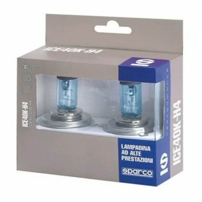 Bombilla para automóvil sparco ice40k h4 12v 55w blanco azulado efecto xenon