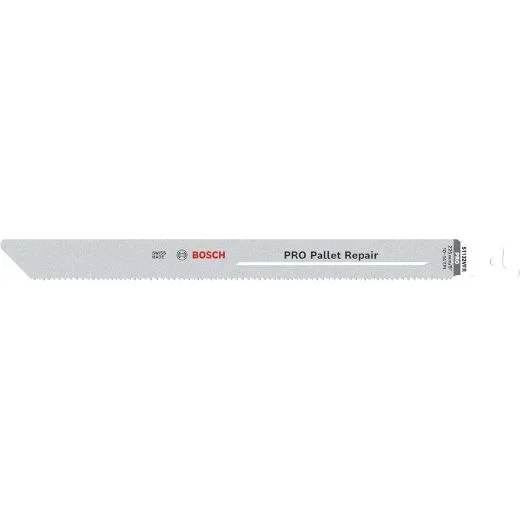 Bosch 100x Hoja de sierra sable PRO Pallet Repair S1132VFR (para Acero, Madera con clavos, Longitud 225 mm, Professional Accesorios Sierra sable)