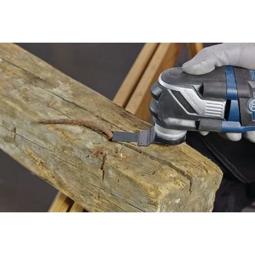 Bosch 1x Hoja de corte de inmersión AIZ 10 AB (para Metales no ferrosos, Tableros recubiertos de plástico, Anchura 10 mm, Professional Accesorios Multiherramienta)