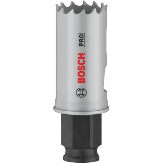 Bosch 1x Sierra de corona PRO Multi Material Power Change Plus (para Madera blanda, Cartón-yeso, Ø 24 mm, Professional Accesorios Taladro)