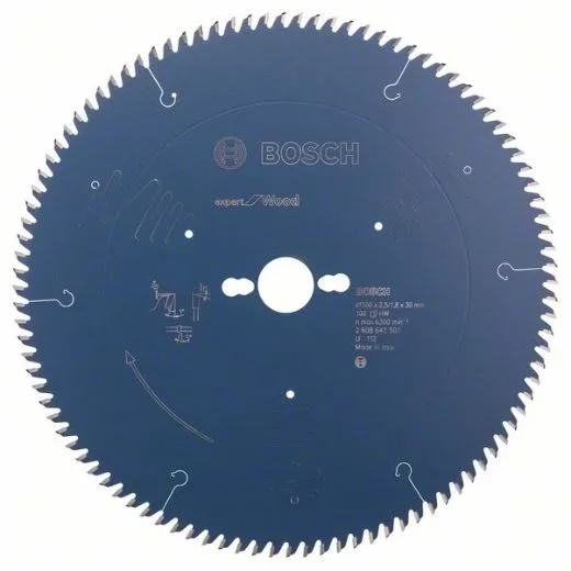 Bosch 2 608 642 501 – Hoja de sierra circular Expert for Wood (300 x 30 x 2,5 mm, 100)