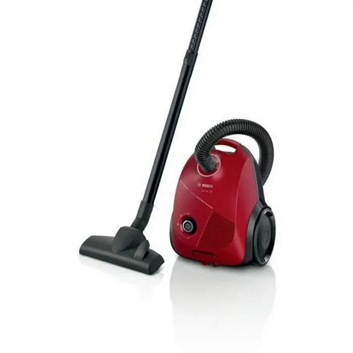 Bosch – Aspirador con Bolsa, Serie 2, Ligero, 3,5 litros, Rojo, BGBS2RD1