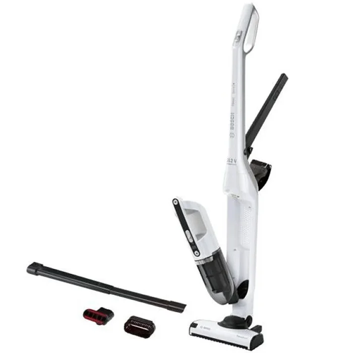 Bosch Flexxo Serie | 4 BBH32551 – Aspirador sin cable y de mano, de 25.2V con accesorios integrados, color blanco