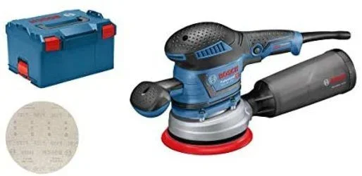 Bosch GEX 40-150 PROFESSIONAL Lijadora excéntrica 12000 RPM 24000 OPM Negro, Azul, Gris, Rojo 400 W
