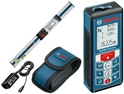 Bosch GLM 80 Professional Medidor láser de distancias Negro, Azul, Rojo, Blanco 80 m