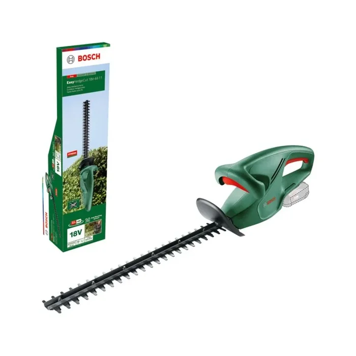 Bosch Home and Garden Cortasetos a batería EasyHedgeCut 18V-44-11 (no Incluye batería; Sistema de 18 V; Hoja 44 cm Largo; para Recortar setos pequeños; en Embalaje cartón)