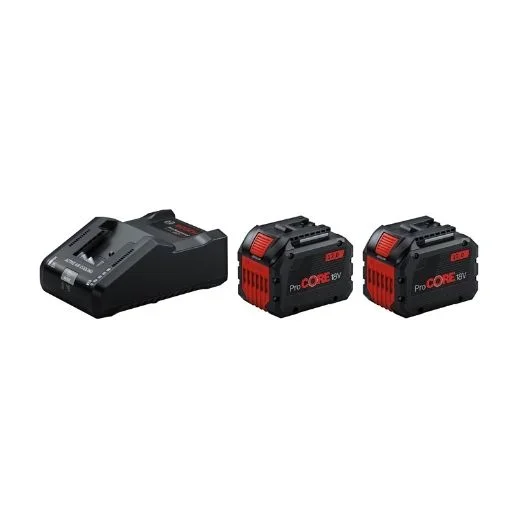 Bosch Professional 18V System Kit iniciación (2 ProCORE18V 12.0Ah y Cargador ultrarrápido GAL 18V160)