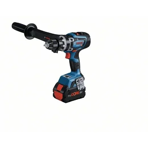 Bosch Professional BITURBO GSB 18V-150 C – Taladro percutor a batería (18V, 150 Nm, 2200 rpm, módulo Connectivity, 2 baterías ProCORE 8.0Ah, en L-BOXX)