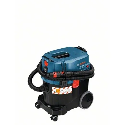 Bosch Professional GAS 35 L SFC+ – Aspirador seco/húmedo (254 mbar, depósito 35 l, clase polvo L, manguera 3 m)