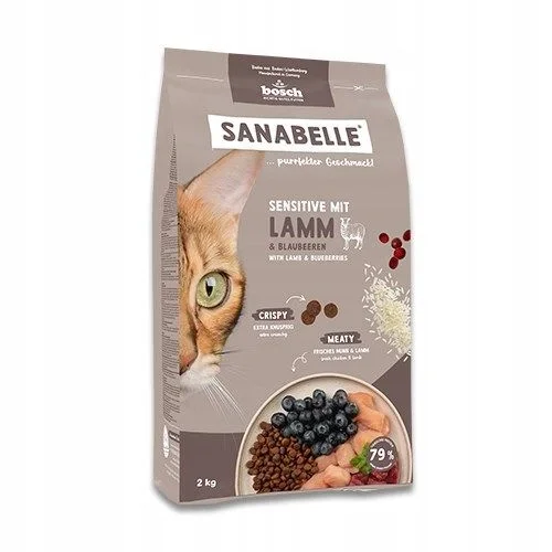 Bosch sanabelle sensitive z jagnięciną 8kg