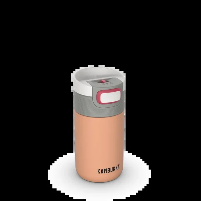 Botella termo kambukka etna 300ml cantaloupe – acero inoxidable – antigoteo – antiderrame