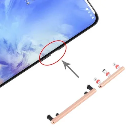 Botón de Encendido y Control de Volumen OnePlus 7 Pro (Oro)