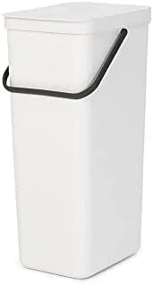 Brabantia SORT & GO RECYCLE BIN 40 L Rectangular Blanco