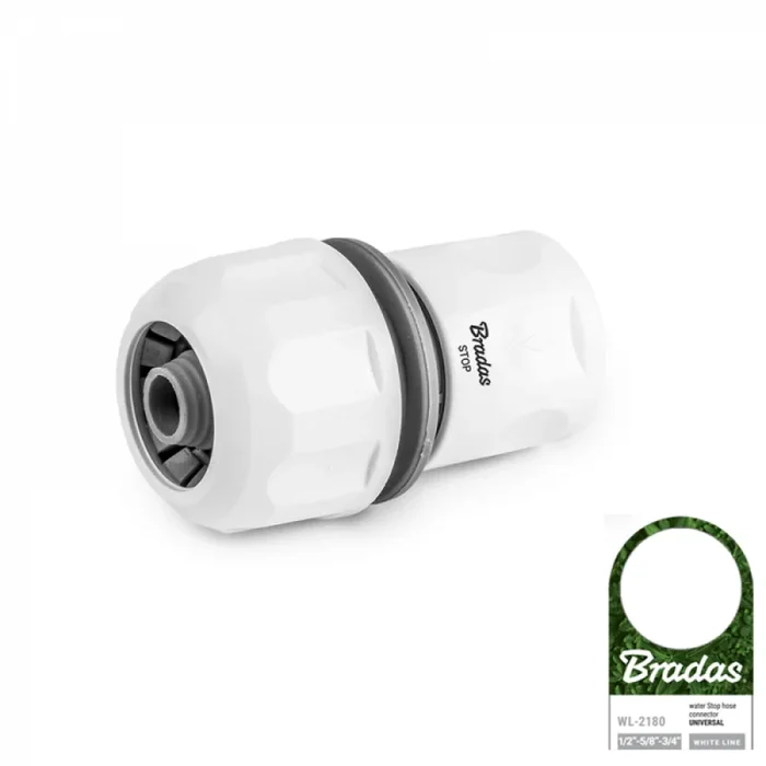 Bradas, modelo WL-2180, Acoplamiento de tuberías para sistema de riego, ideal para conexiones duraderas y resistentes, fácil de instalar, compatible con sistemas de riego