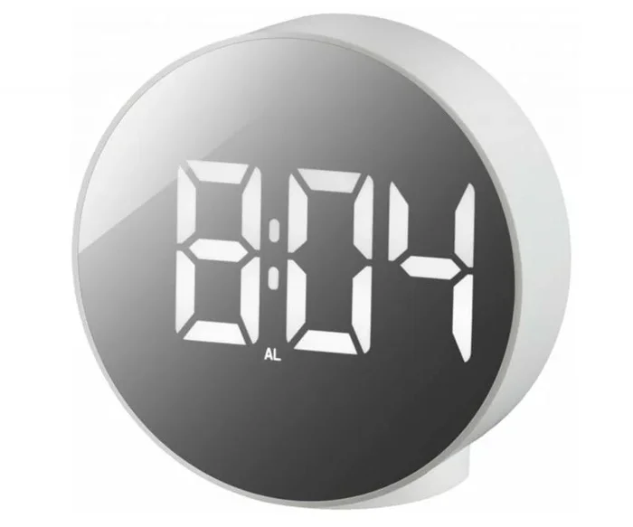 Bresser mytime echo fxr blanco / reloj despertador / termómetro