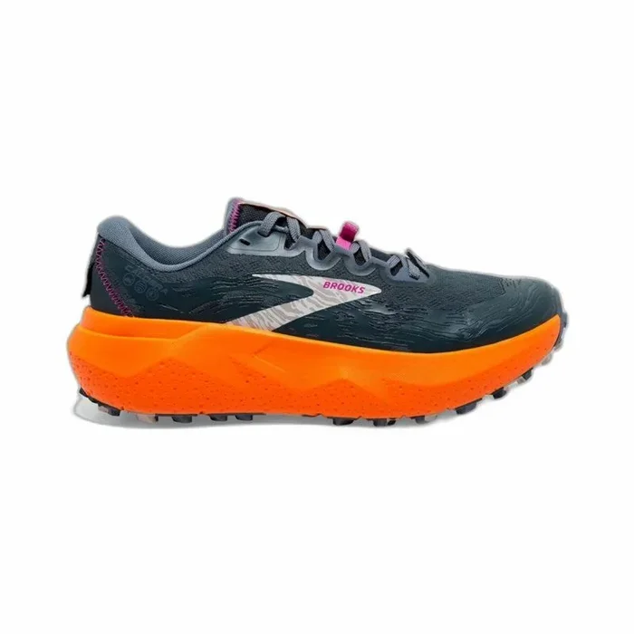 Brooks Caldera 6, Zapatillas Mujer, Gris (Slate Cheddar Silver Gray), 41 EU