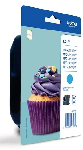 Brother LC123CBP cartucho de tinta 1 pieza(s) Original Cian