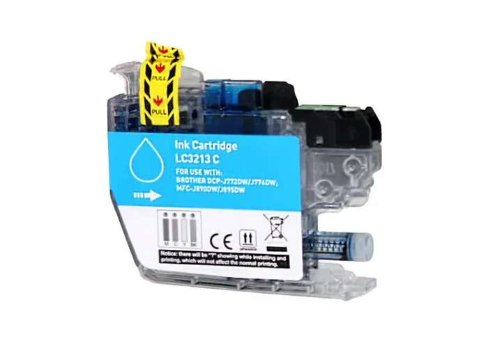 Brother lc3213/lc3211 cyan cartucho de tinta generico – reemplaza lc3213c/lc3211c