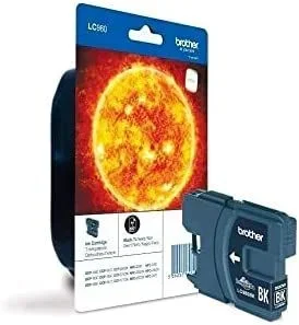 Brother LC980BKBP cartucho de tinta 1 pieza(s) Original Negro