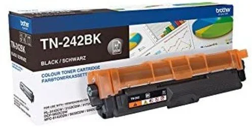 Brother TN-242BK cartucho de tóner 1 pieza(s) Original Negro