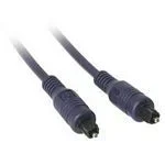 C2G 0.5m Velocity Toslink Optical Digital Cable cable de audio 0,5 m Negro