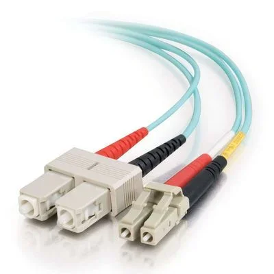 C2G 85515 cable de fibra optica 3 m SC OFNR Turquesa