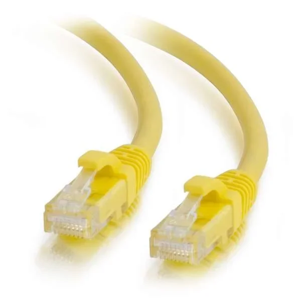 C2G Cable de conexión de red LSZH UTP, Cat6A, de 1 m – Amarillo