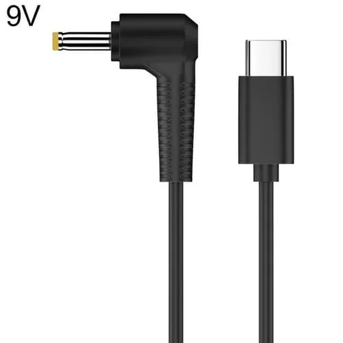 Cable Adaptador de Alimentación CC a Tipo C 9 V 4,8 x 1,7 mm