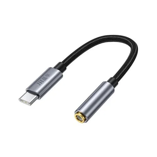 Cable Adaptador De Audio Jinghua Tipo C a 3,5 mm Auriculares Modelo Analógico
