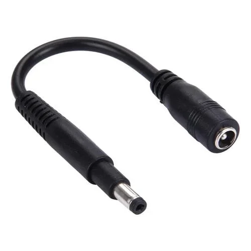 Cable Adaptador de Corriente para Portátil con Interfaces Macho 4,8×1,7 mm a Hembra 5,5×2,1 mm, 10 cm