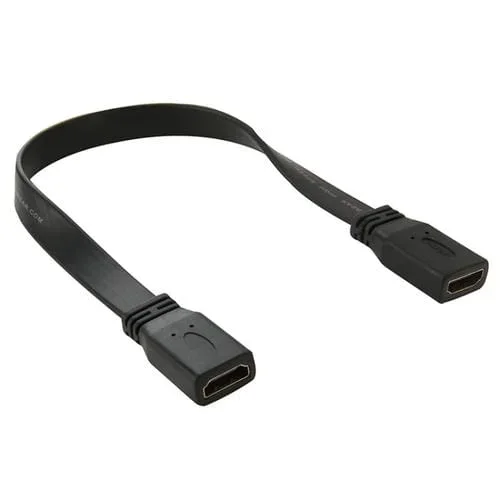 Cable Adaptador HDMI 19 Pines Hembra a HDMI 19 Pines Hembra Alta Velocidad V1.4 30 cm