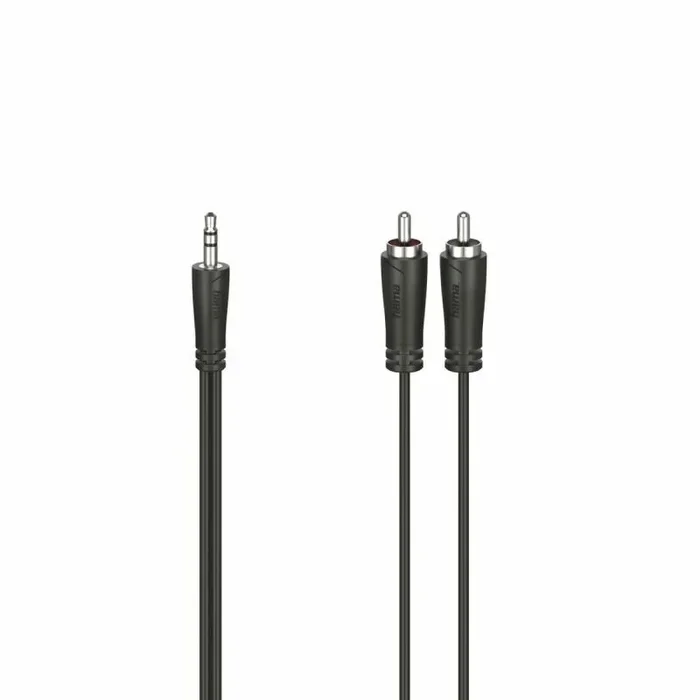 Cable audio jack a 2 rca hama 00205110 negro 1,5 m