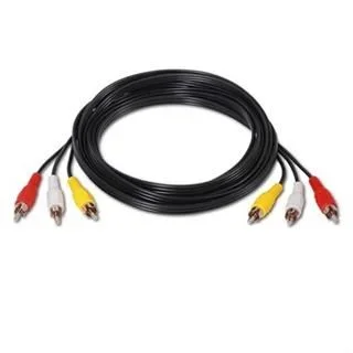 Cable audio video 3xrca/m-3xrca/m 1.8m nanoca