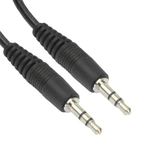 Cable Auxiliar de Audio Estéreo con Minienchufe Macho de 3,5 mm, Longitud 3 m