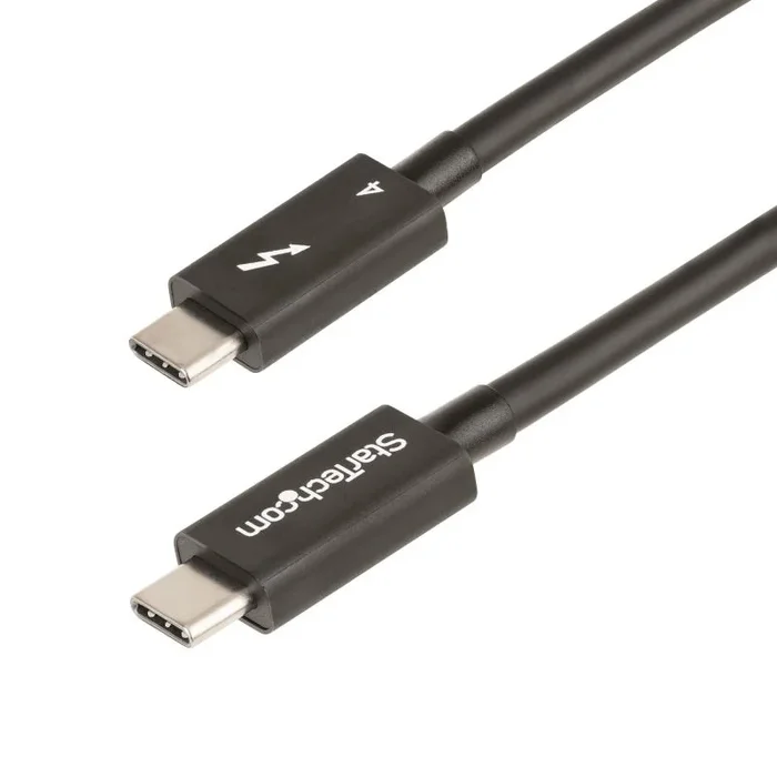 Cable de 1m Thunderbolt 4 – 40Gbps – PD 100W – Vídeo 4K/8K – Cable Thunderbolt 4 con Certificación Intel – Compatible con USB4/Thunderbolt 3/USB 3.2/USB Tipo C/DisplayPort
