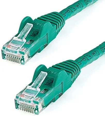 cable de 2m verde de red gigabit cat6 ethernet rj45 sin enganche – cable patch snagless macho a macho,garantia lifetime