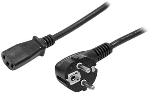 cable de alimentacion corriente de 1,8m para ordenador pc c13 a clavija europea europlug schuko – cee 7/16 7/4,garantia lifetime
