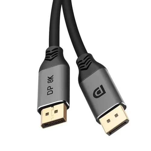 Cable de Conexión Displayport 1.4 Macho a Macho 8K HDR 60Hz 32,4 Gbps Longitud 5 Metros