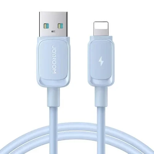 Cable de Datos Joyroom S-Al012A14 2.4A USB A 8 Pines Carga Rápida (Azul) 1.2 m