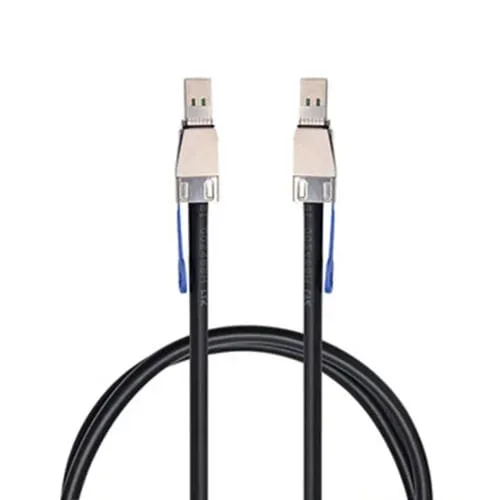 Cable de Datos para Disco Duro Externo H0503 12Gbps Sff-86444 a 8644 Servidor HD (Negro) 3M