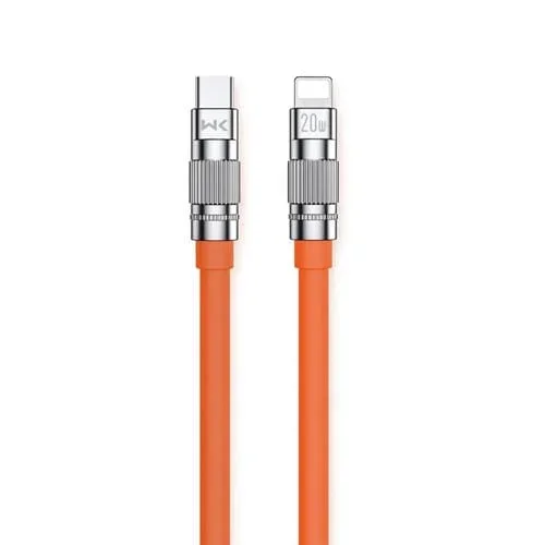 Cable de Datos Wk Wdc-187 Qjie Series 20W Usb-C a Type-C 8 Pines (Naranja)
